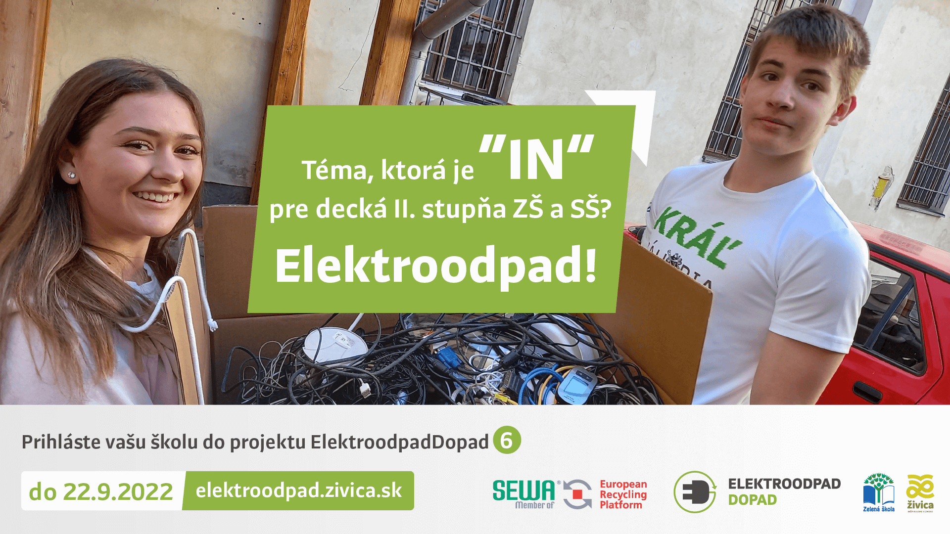 Zapojte sa do 6. ročníka projektu ElektroodpadDopad